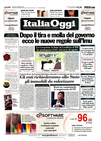 Italia oggi : quotidiano di economia finanza e politica